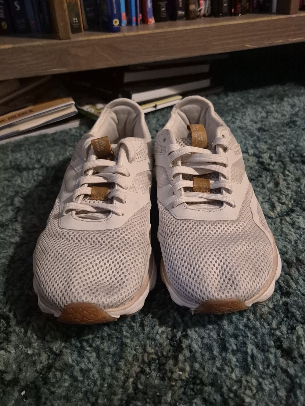 RBX Braton-M Running Athletic Shoes Gray Beige White Size 8.5 - Picture 2 of 14